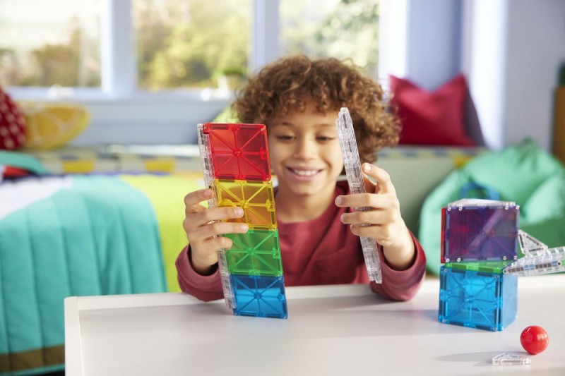 Tor kulkowy dla dzieci z klocków MAGNA-TILES