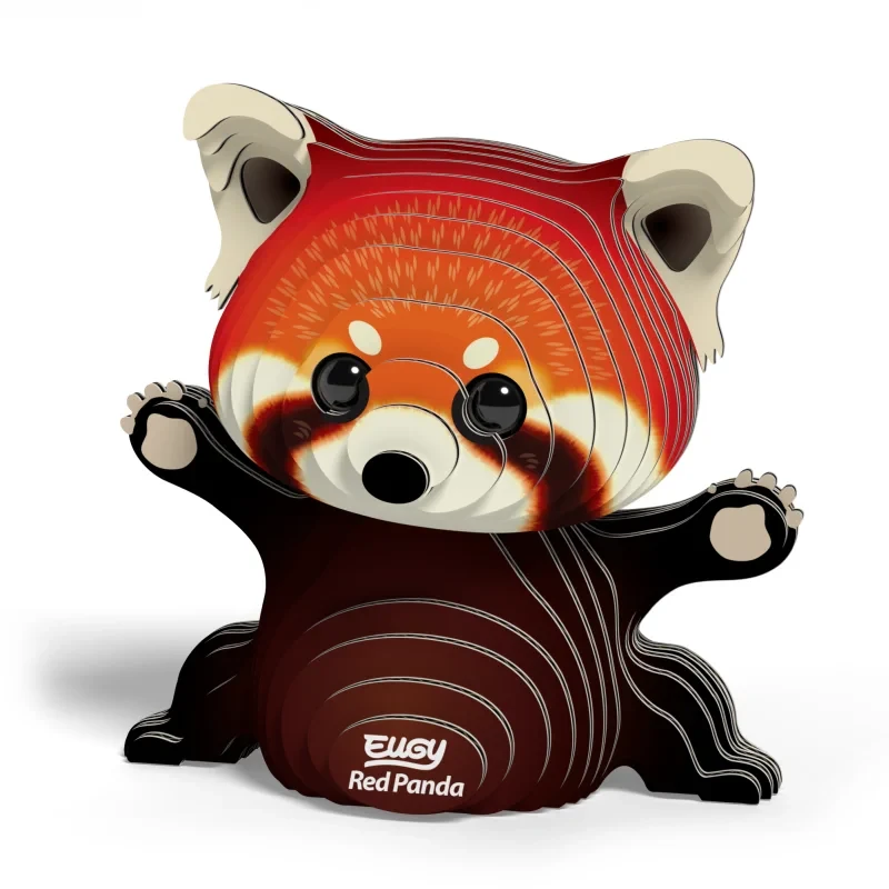 Eko Układanka 3D Czerwona Panda Eugy – zestaw do składania