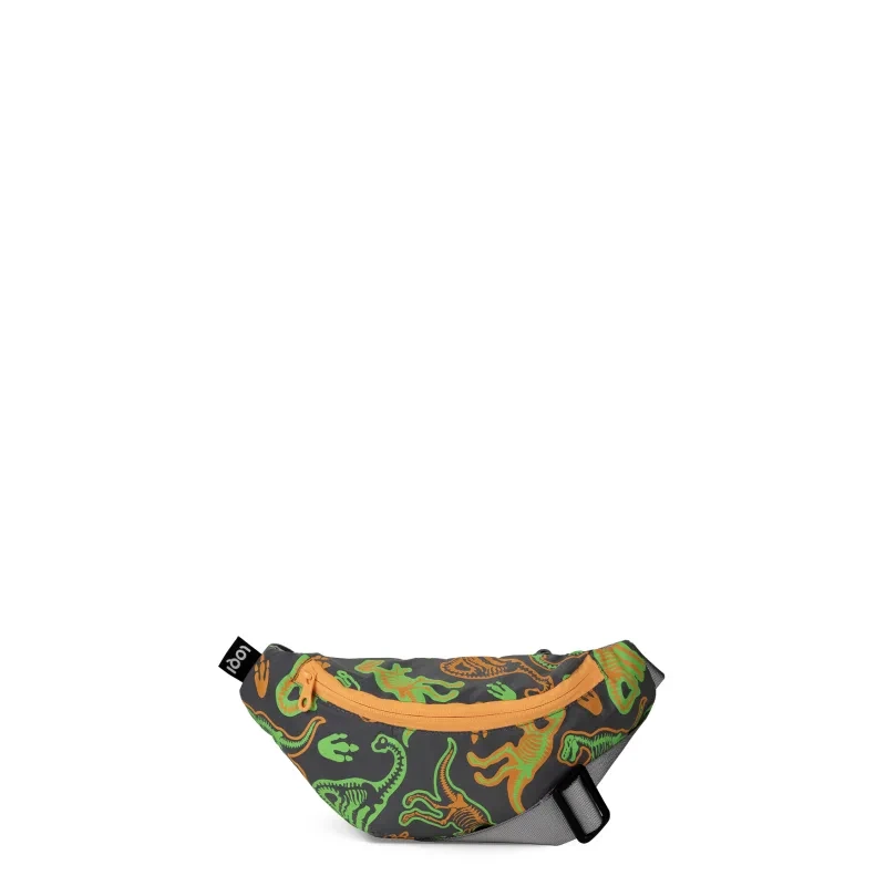 Wodoodporna nerka LOQI Skeleton Reflective Mini – regulowany pasek