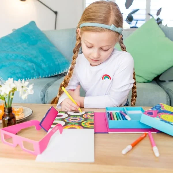 Ilustracje 3D dla dzieci – zestaw kolorowanek Tiger Tribe
