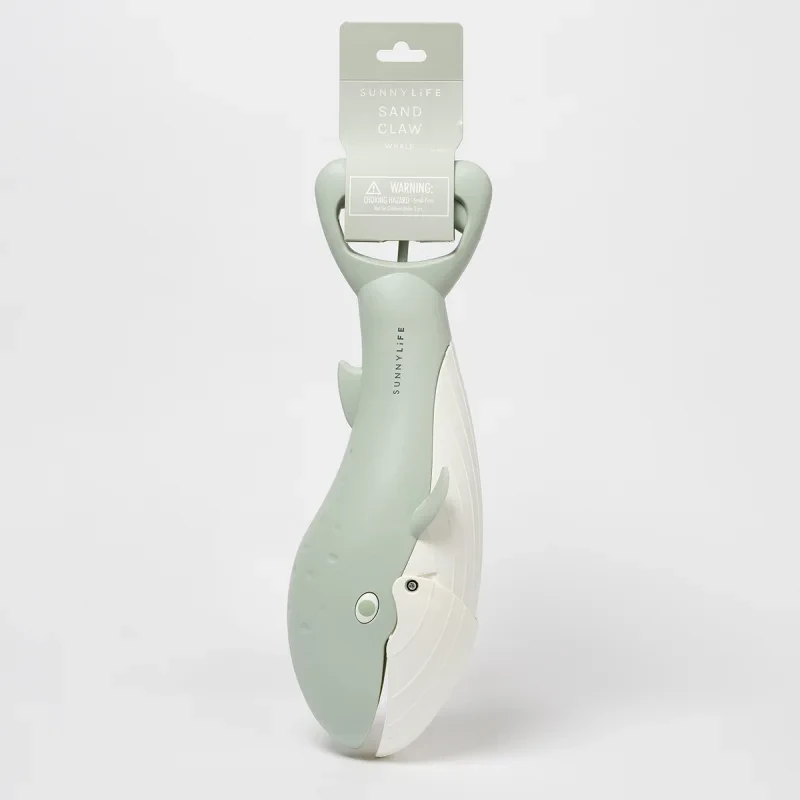 Łapki do piasku Wieloryb Zielony – Sunny Life 3+