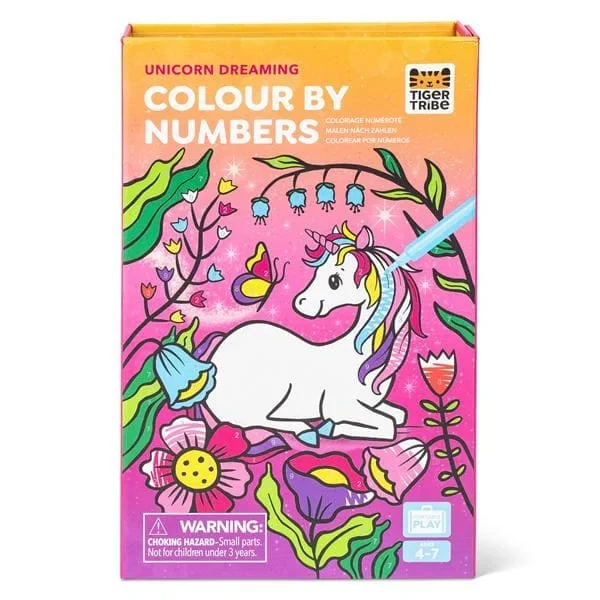 Kolorowanie po numerach Jednorożce Tiger Tribe dla dzieci 4+