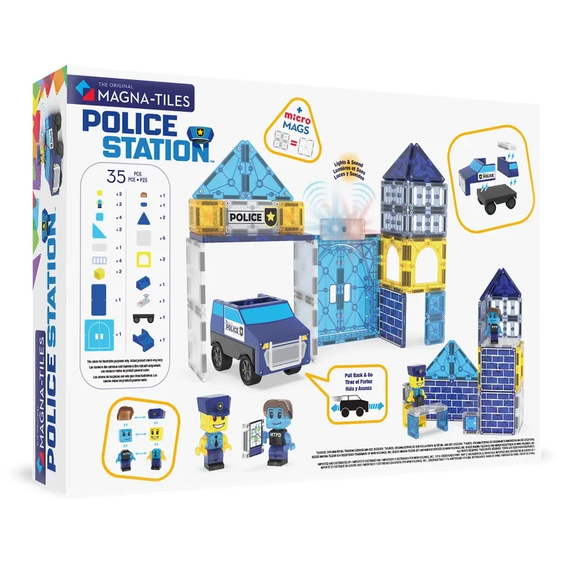 Magna-Tiles klocki kreatywne bez BPA dla dzieci