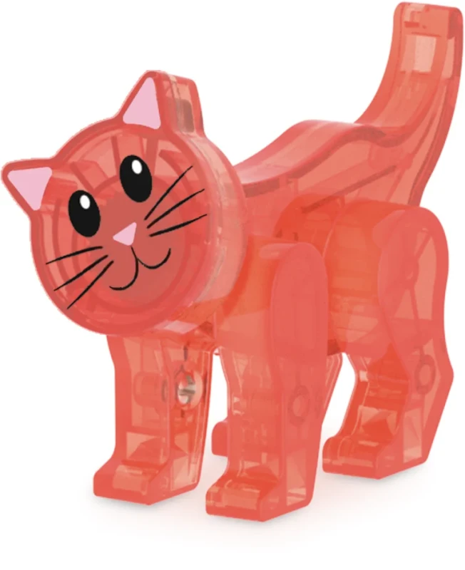 Kreatywna zabawa z klockami magnetycznymi Cat Tree