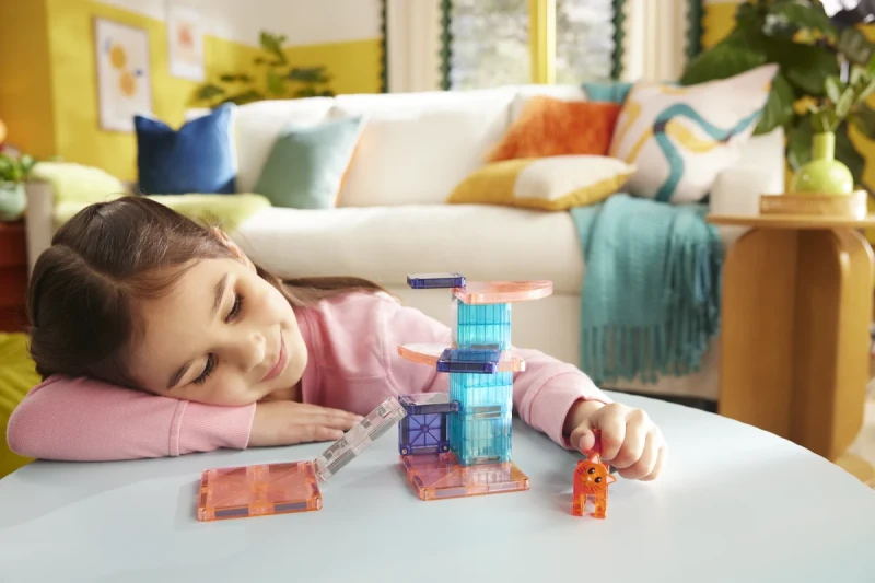Klocki magnetyczne odporne na pękanie dla dzieci 3 lata+
