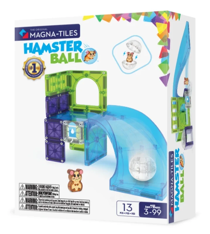 Klocki magnetyczne Hamster Ball Magna-Tiles zestaw 13 elementów