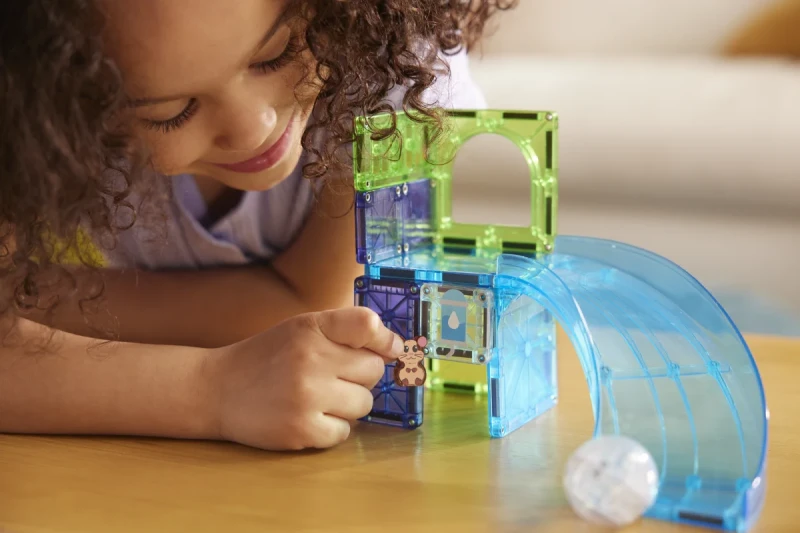 Magna-Tiles klocki magnetyczne z figurką chomika