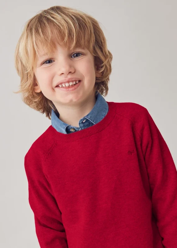 Czerwony sweter chłopięcy Mayoral 15-00323-015