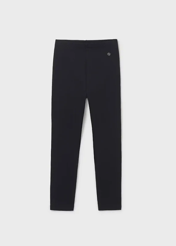 Legginsy dziewczęce Mayoral Classic Czarne – widok z przodu