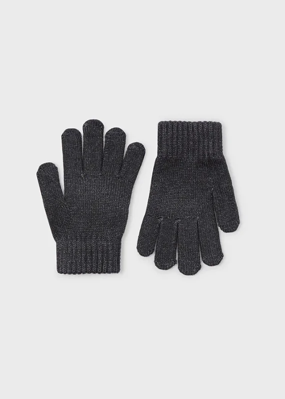 Mayoral ciemno szare rękawiczki unisex dla dzieci 15-10062-011