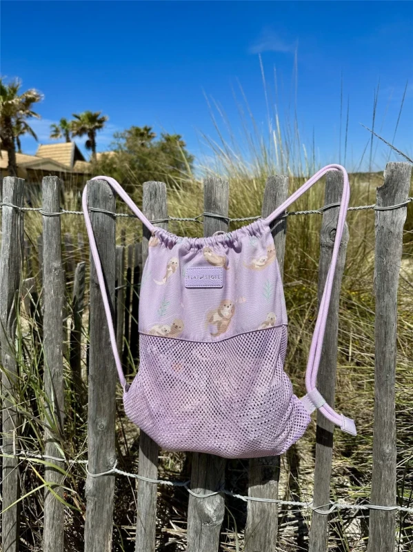 Otter Beach Backpack – plecak z wodoodpornego materiału, kolor fioletowy