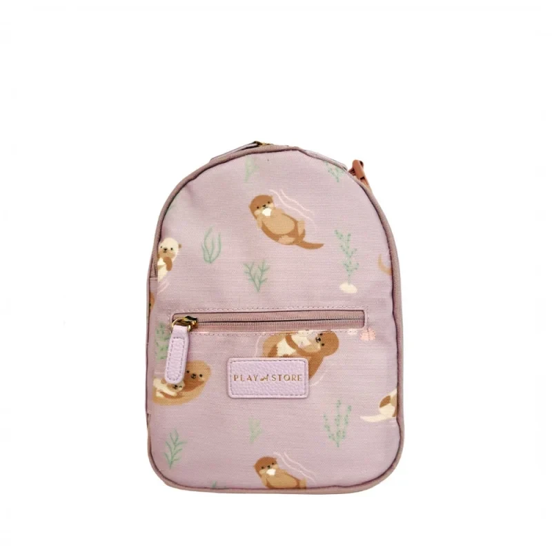 Plecak termiczny na lunch dla dzieci – fioletowy Otter Lilac