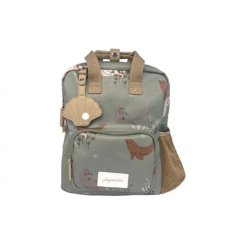 Zielony mini plecak dziecięcy Play and Store