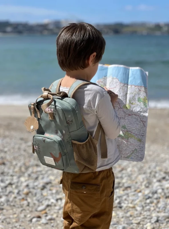 Seal Mini Backpack Green z regulowanymi szelkami