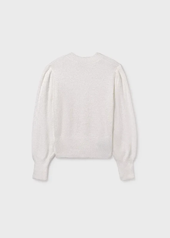 Sweter futerkowy dziewczęcy Mayoral 15-07308-041