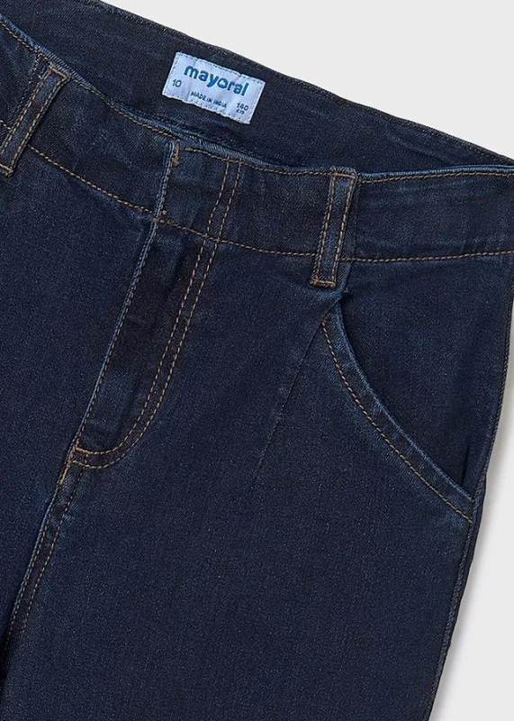 Stylowe spodnie denim Mayoral z rozszerzanymi nogawkami