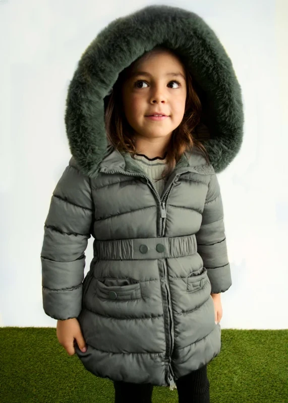 Khaki kurtka dla dziewczynki Abel & Lula 15-05850-020