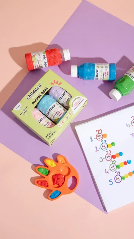 ChildGen paleta plastyczna beżowa do malowania bez pędzla