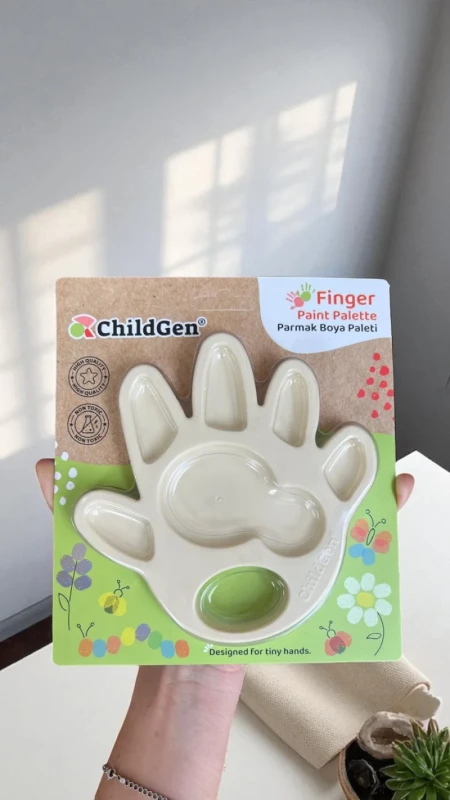Bezpieczna paleta ChildGen dla dzieci – malowanie palcami 3+