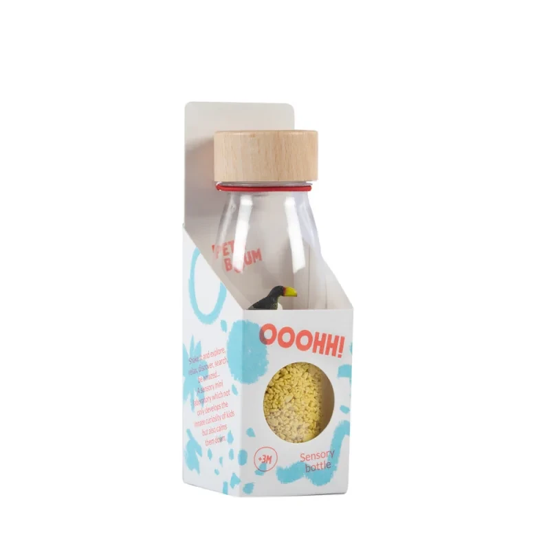 Petit Boum TUKAN – kolorowa butelka sensoryczna