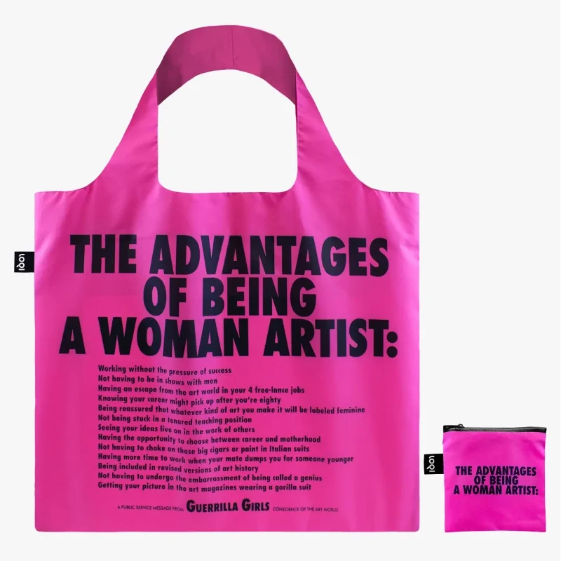 Eko torba LOQI Guerrilla Girls The Advantages Of Being A Woman Artist