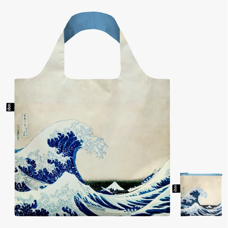Eko torba LOQI The Great Wave z grafiką Hokusaia