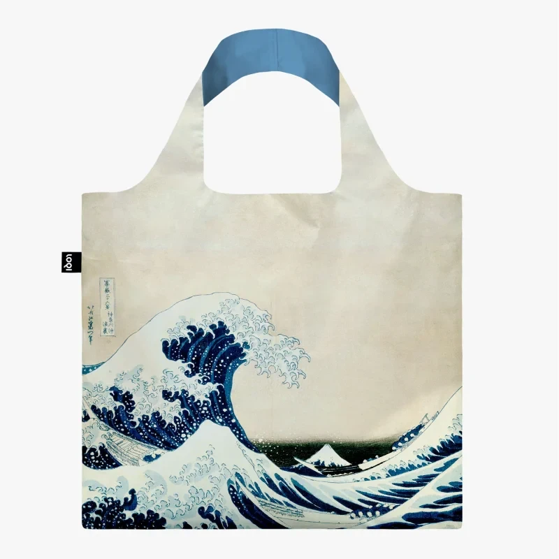 Torba podręczna LOQI Hokusai – ekologiczna i wodoodporna