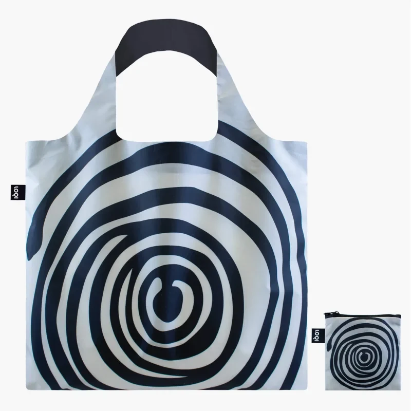 Eko torba LOQI Louise Bourgeois Spirals Black