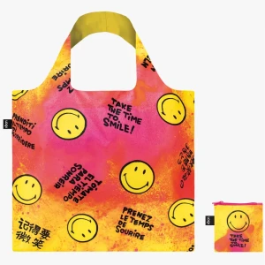 Eko Torba podręczna SMILEY Take The Time To Smile LOQI Q_SM.TS