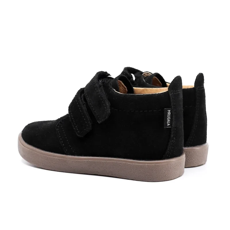 buty dziecięce Mrugała BOBO Black ze skóry