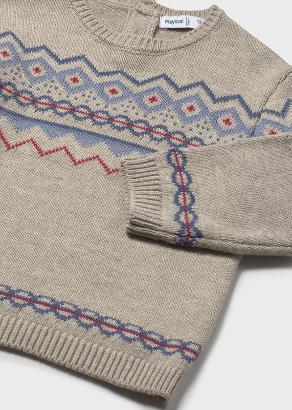 Sweter żakardowy dla niemowlęcia Mayoral 15-02344-063 – tył