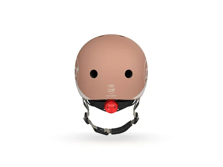 Kask dziecięcy Scoot & Ride XXS-S Mocha na hulajnogę