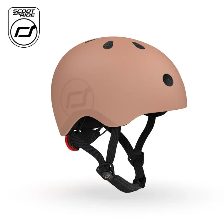 Kask dziecięcy SCOOTANDRIDE S-M 3+ Mocha – front