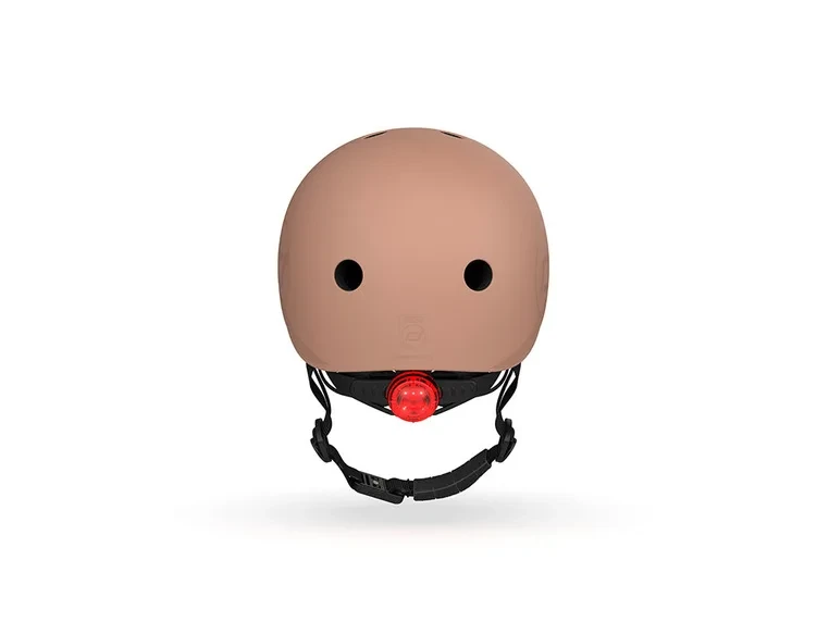 Kask dziecięcy SCOOTANDRIDE Mocha do rowerka, hulajnogi i jeździka