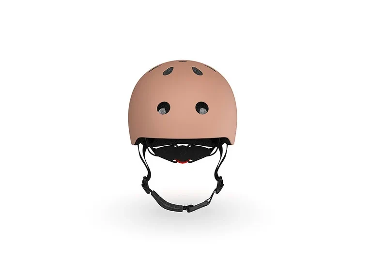 Kask dziecięcy SCOOTANDRIDE S-M Mocha dla dzieci 3+