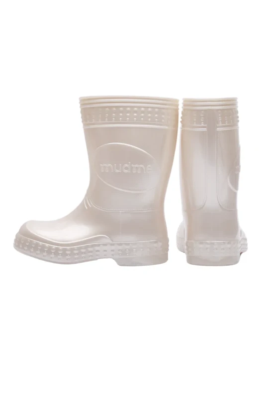 Kalosze dziecięce mudme Limited Collection Pearl – widok z boku