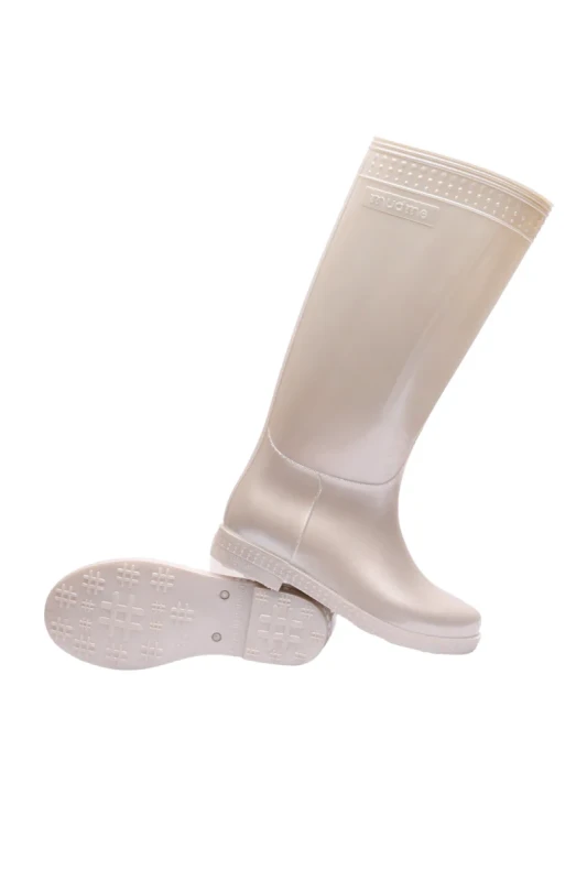 Kalosze damskie mudme Limited Collection Pearl – widok z boku