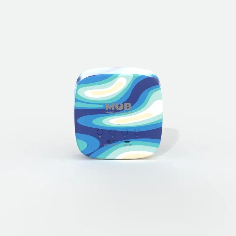 Budzik Billy Blue Waves 3+ z funkcją lampki nocnej