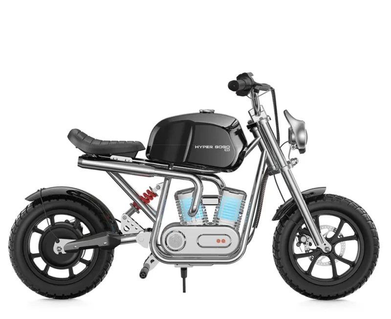 Hyper Gogo S9 Plus motocykl elektryczny czarny 14 lat+ przód
