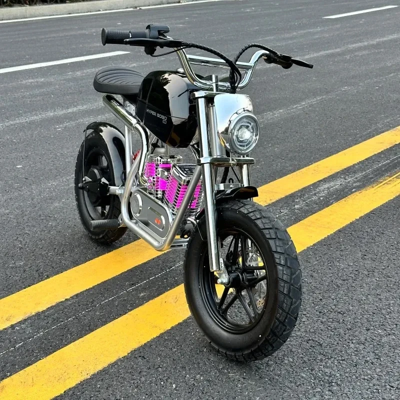 Hyper Gogo S9 Plus czarny tył i wydech z efektem dymu