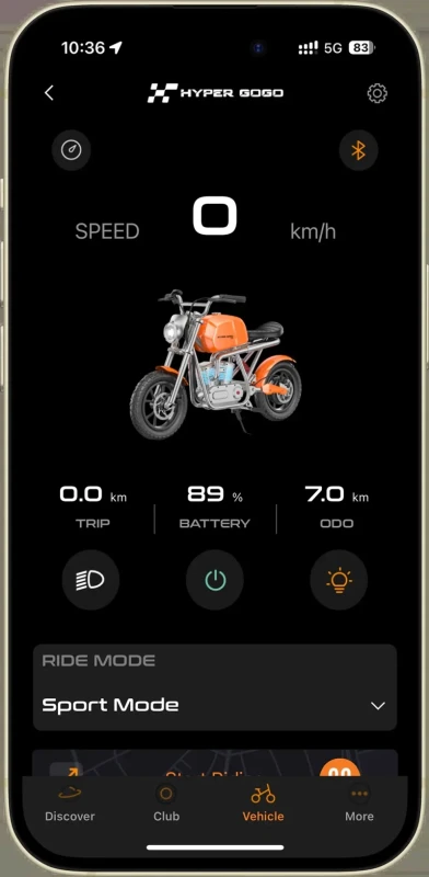 Motocykl elektryczny Elite Series S9 Plus Czarny 14 lat Hyper Gogo 11.webp