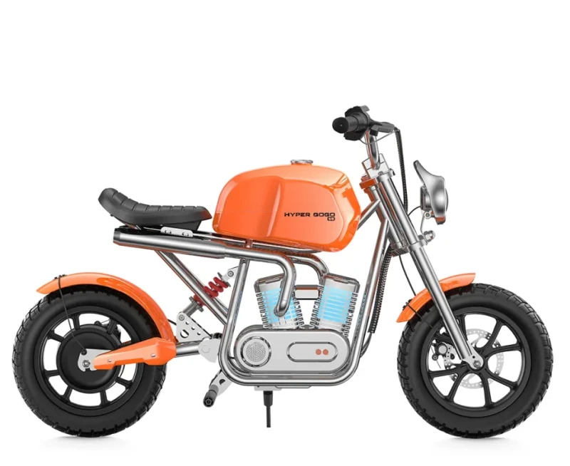 Hyper Gogo S9 Plus motocykl elektryczny pomarańczowy 14 lat+ przód