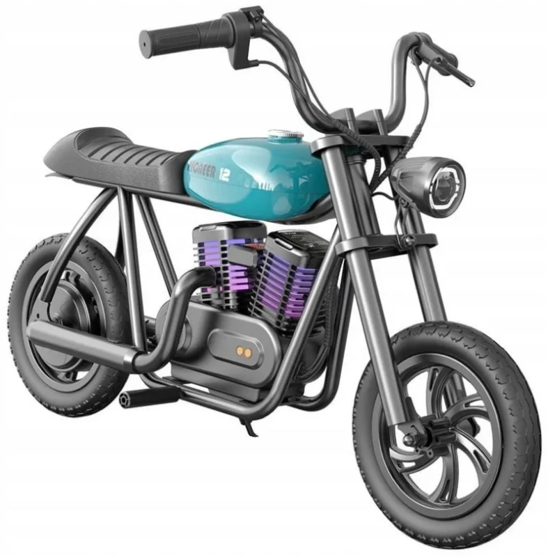 Motocykl elektryczny Hyper Gogo Pioneer 12 Plus niebieski dla dzieci