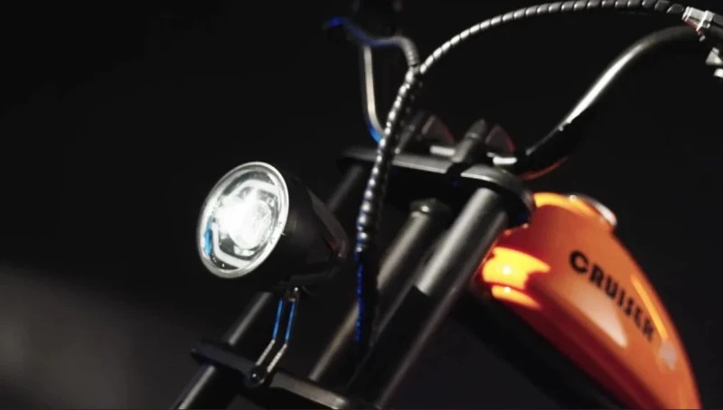 Elektryczny motocykl 7+ Hyper Gogo Pioneer 12 Plus – niebieski