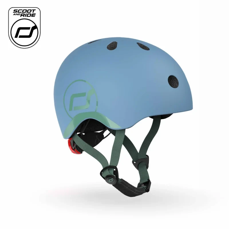 Kask dziecięcy SCOOTANDRIDE XXS-S Steel dla dzieci 1-5 lat