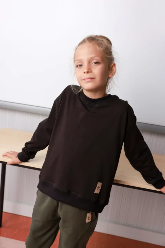 Khaki spodnie bawełniane TUSS Classic dla chłopca i dziewczynki