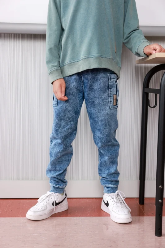 Bluza oversize TUSS dla chłopca i dziewczynki – Ice Blue