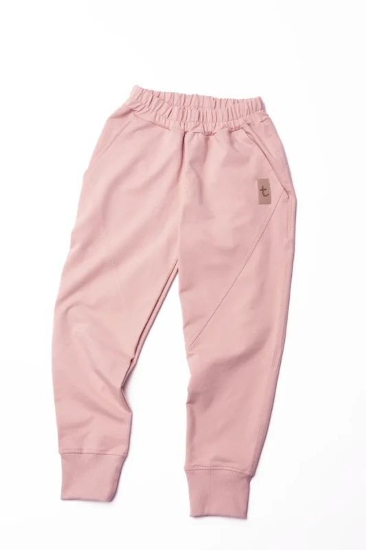 Różowe spodnie dziecięce CLASSIC Pink TUSS – bawełniane i wygodne