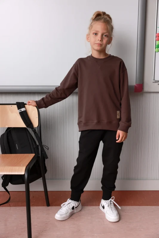 TUSS bluza OVER choco