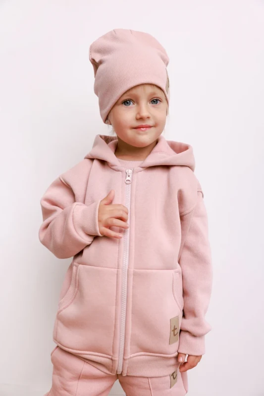 bluza ZIP Pink TUSS różowa ocieplana dziecięca